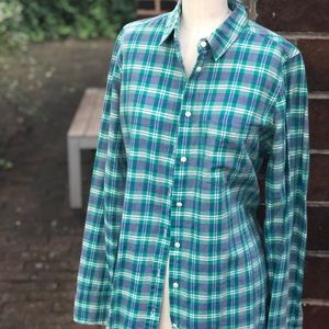 Plaid JCrew Button Down
